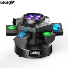 200W RGBW 6 Arms Rotate Laser Light DJ Stage Effect Party Club Gobo Disco Lights