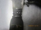 vintage Wm.A. Rogers new york knife and fork set stag handles sterling parts — photo 4