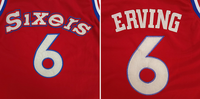 VTG 1977-78 Mitchell & Ness Hardwood Classics Irving Philly. 76ers