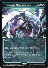 MTG Temporal Manipulation (Showcase) (82) | NM | Special Guests {SPG}