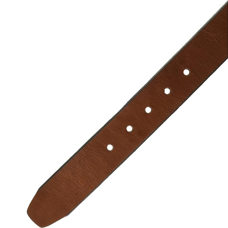 Cinturón de cuero marrón Fossil Joe para hombre (talla 34) - 38 mm de ancho Foto 3 de 4