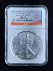 2011 S SAN FRANCISCO MINT SILVER EAGLE NGC MS70 EARLY RELEASES  GG BRIDGE LABEL