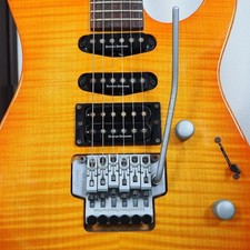 Grover Jackson Soloist Neck Through Flame Maple Duncan SSH FloydRose Rare Guitar