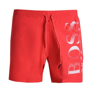 hugo boss swim shorts red