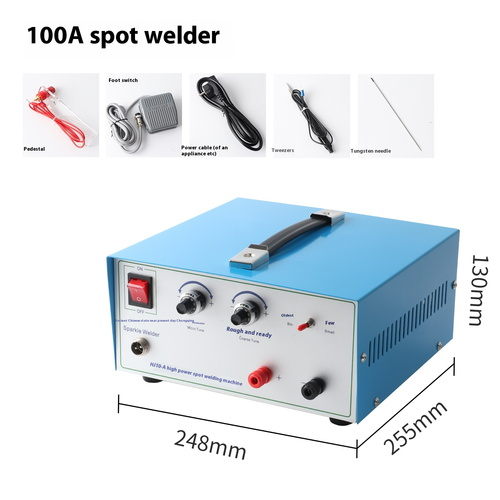 Jewelry Tools Spot Welder 50A Pulse Sparkle Welding Machine For Gold and Silver - Picture 14 of 23