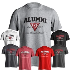 Tau Kappa Epsilon TKE Alumni Design House Plate Logo Short Sleeve T-Shirt