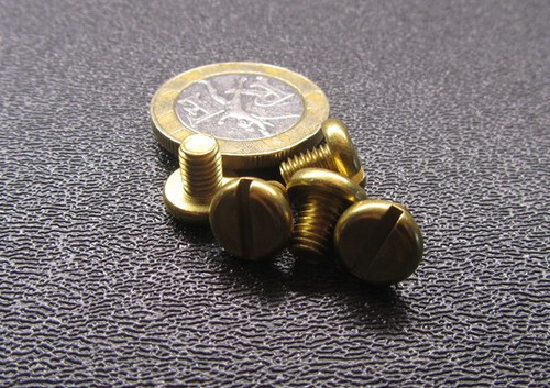 Brass Pan Head Machine Screw Slotted 10-32 x .250", 50 pcs - Picture 6 of 12