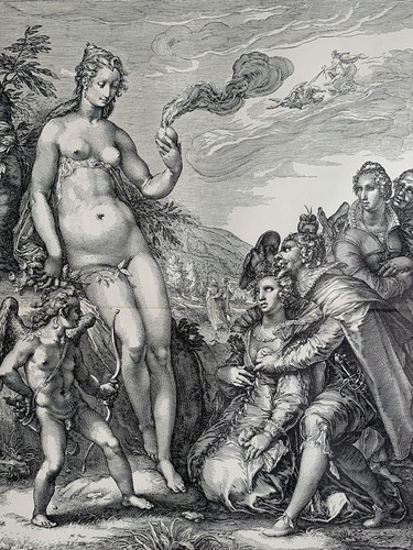Venus - Amor - Cupid - Liebe - Love - Lovers - Liebende - Erotik - Akt nude 1883 - Picture 7 of 7