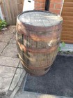 Recycled Solid Oak Whisky & Beer Keg Wooden Barrel For Outdoor Garden 40 Gallon
