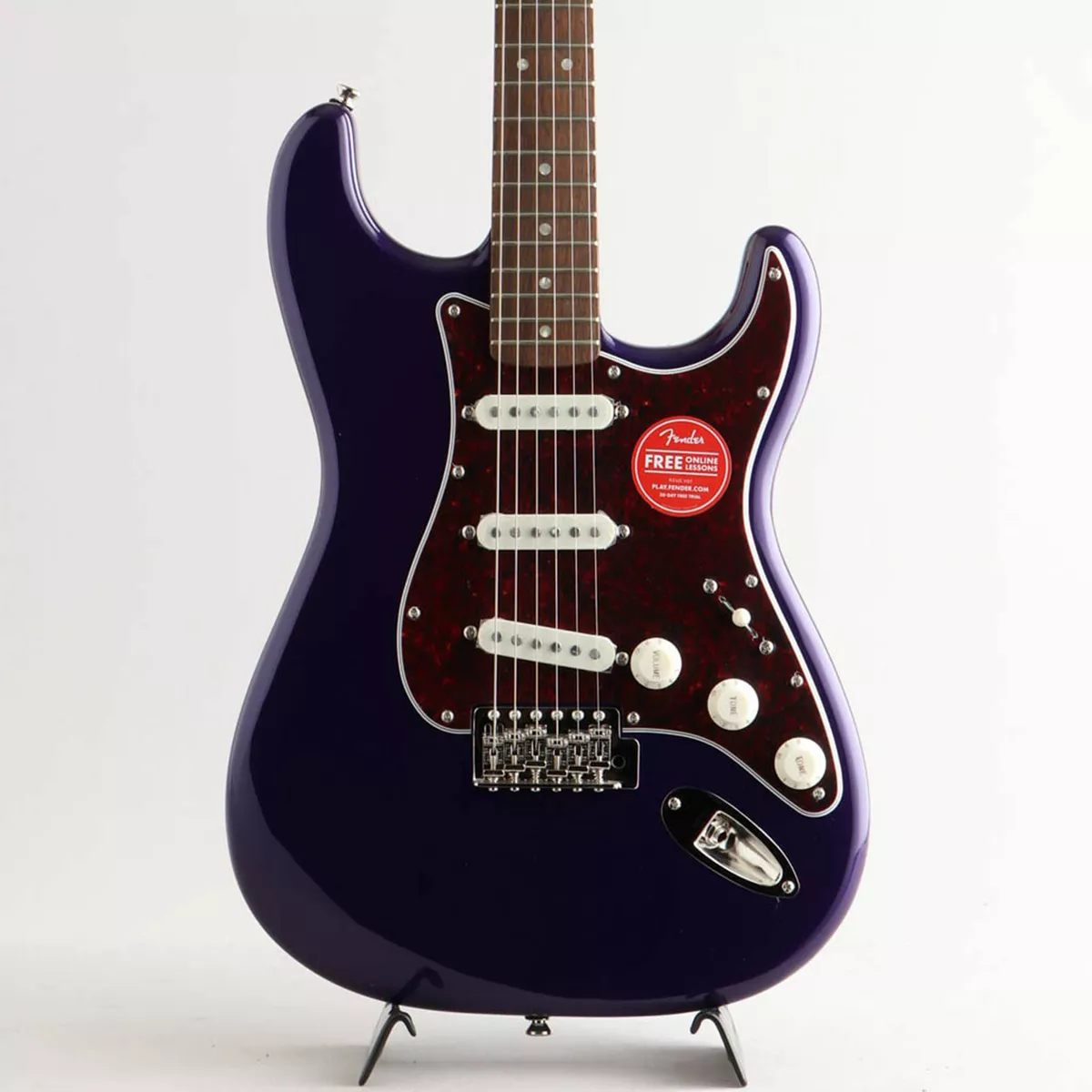 Squier by Fender FSR Classic Vibe 60s Stratocaster Purple Electric Guitar  Str