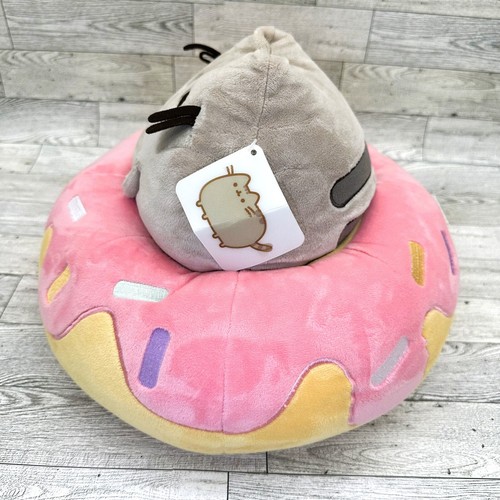 NWT Pusheen Cat Donut Floatie Plush by Gund 2022 - 第 2/9 張圖片
