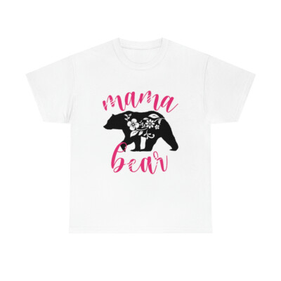 Mama Bear - Mom Unisex Heavy Cotton Tee
