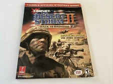 Prima Games Official Strategy Guide Conflict:  DESERT STORM 2 Back To Baghdad