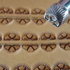 Japan Select - D503 3-Petal Border Stamp Leather Stamping Tool