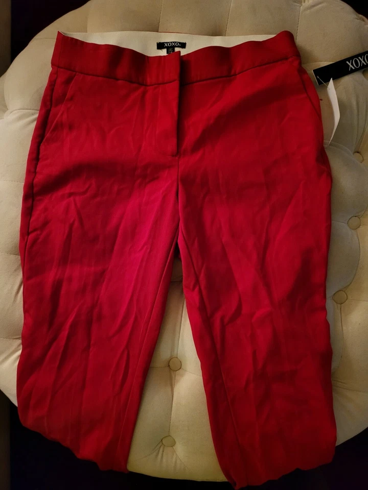 Pantalones rojos vintage - talla 5-6 - buen estado - envío gratuito Foto 2 de 4