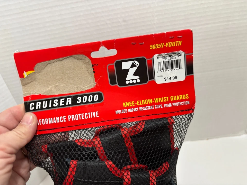 Bone Shieldz Cruiser 3000 Rodilla Codo Muñequeras Negro Juvenil Nuevo Foto 3 de 4
