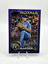 James McArthur 2024 Topps Series 2 #434 Purple Holofoil /799 RC Royals