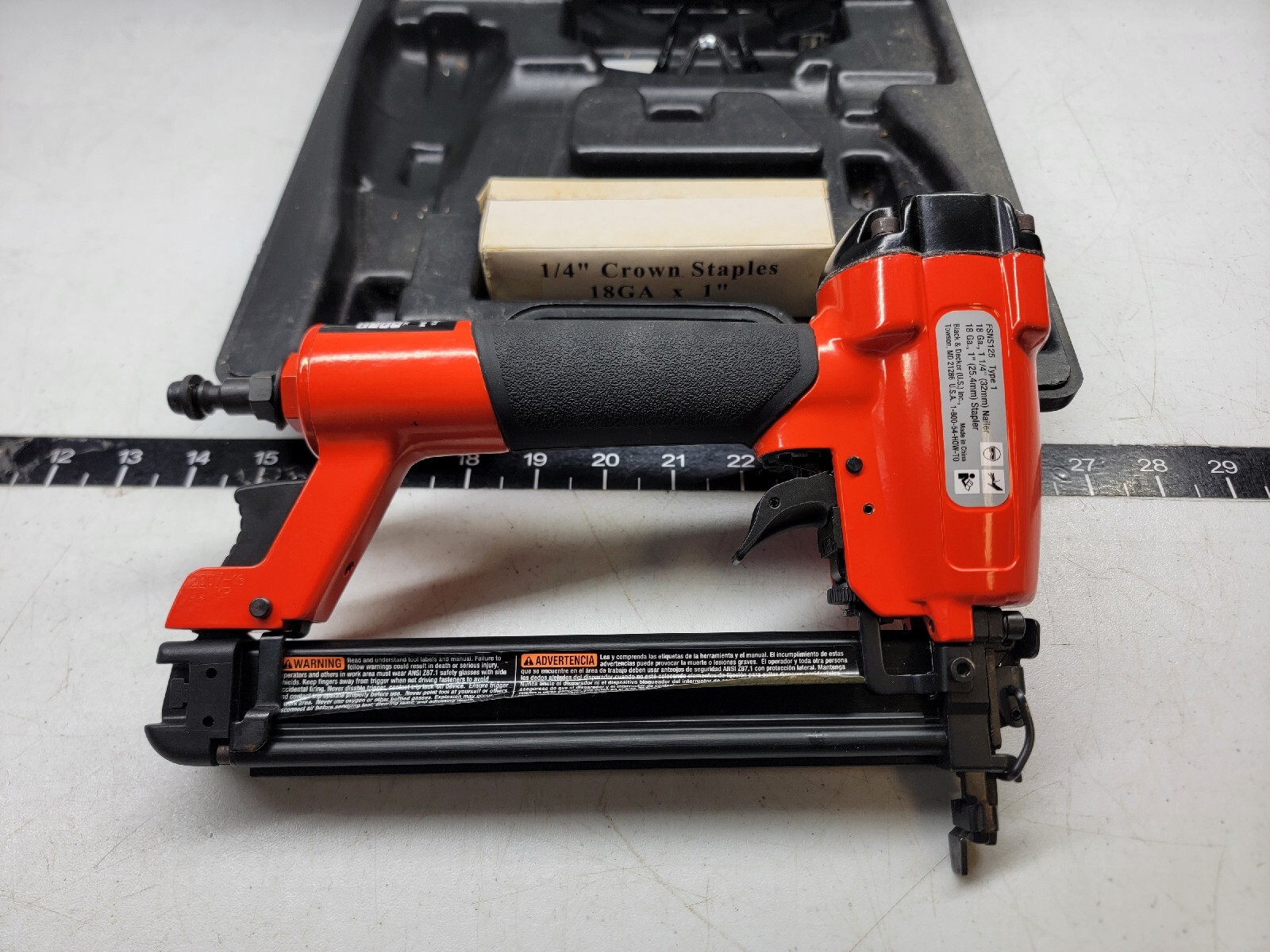 Firestorm by Black & Decker 18Gauge Brad Nailer w Case bx eBay