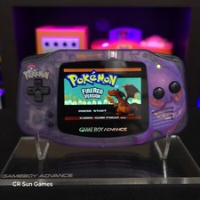 Gengar Purple Game Boy Advance GBA Console with iPS V5 Backlight Backlit LCD 