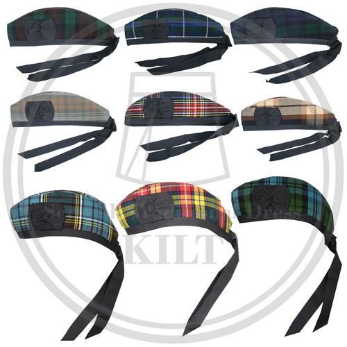 Scottish GLENGARRY KILT CAP Military 