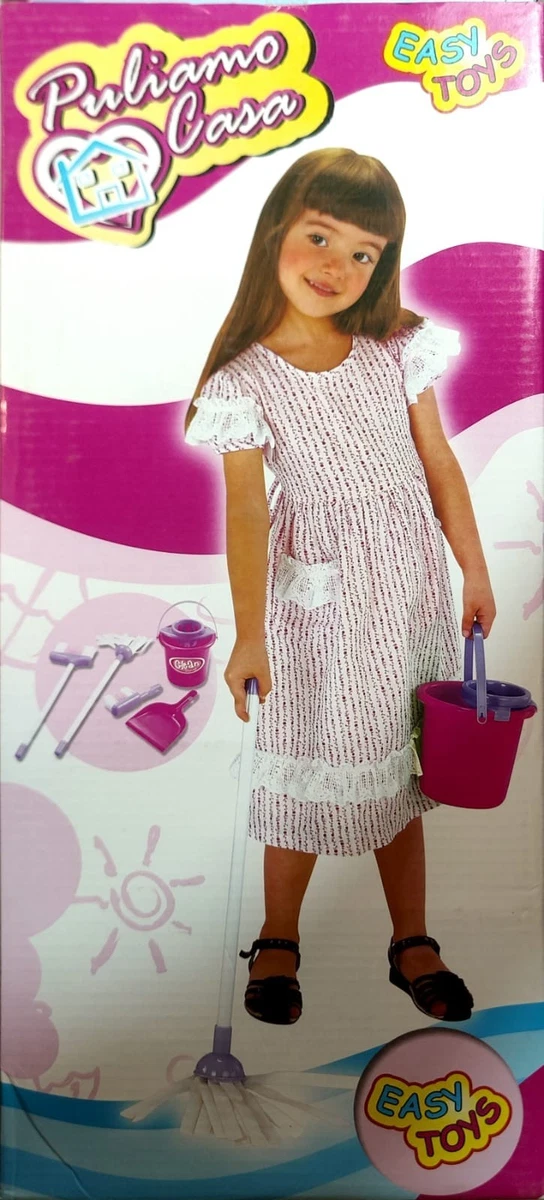 Set Giocattolo Pulizie In Legno Hygrad Per Bambini - Casetta E Accessori Finto Gioco - Foto 3