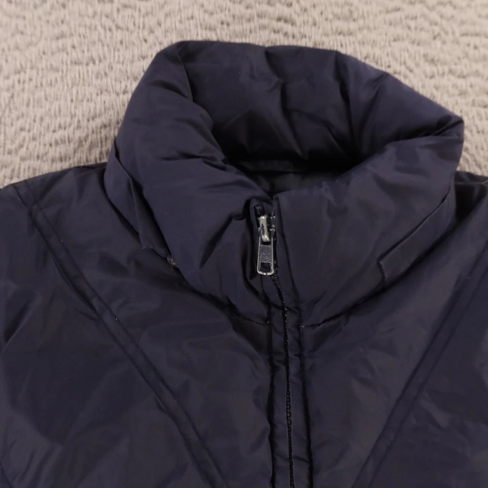 Jaqueta South Sport Feminina L 14/16 Azul Nylon Preenchida Tampão Embalável - Imagem 2 de 4