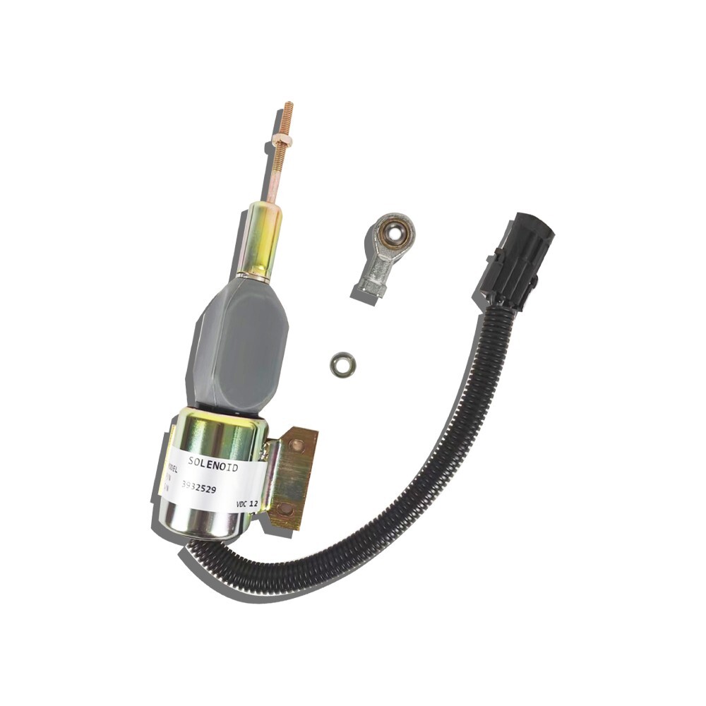 12V Fuel Shut Off Solenoid 3932529 fit for Cummins 4BT 6BT 5.9L SA-4756 ...