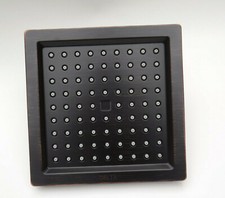 Delta Faucet Single-Spray Shower Head RP62283, Bronze, 2.0 GPM Flow Rate, Square