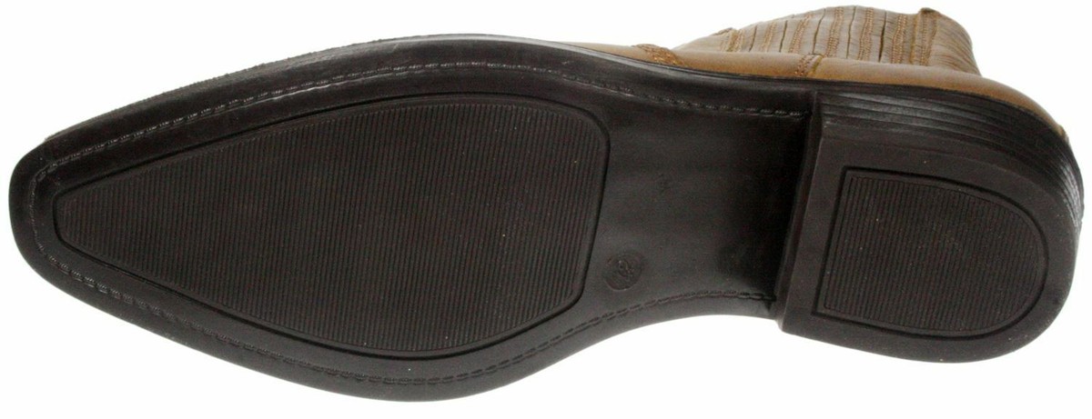 Wrangler Tex Mid Brown Pull On Chelsea Ankle Boots Cowboy Weston Leather