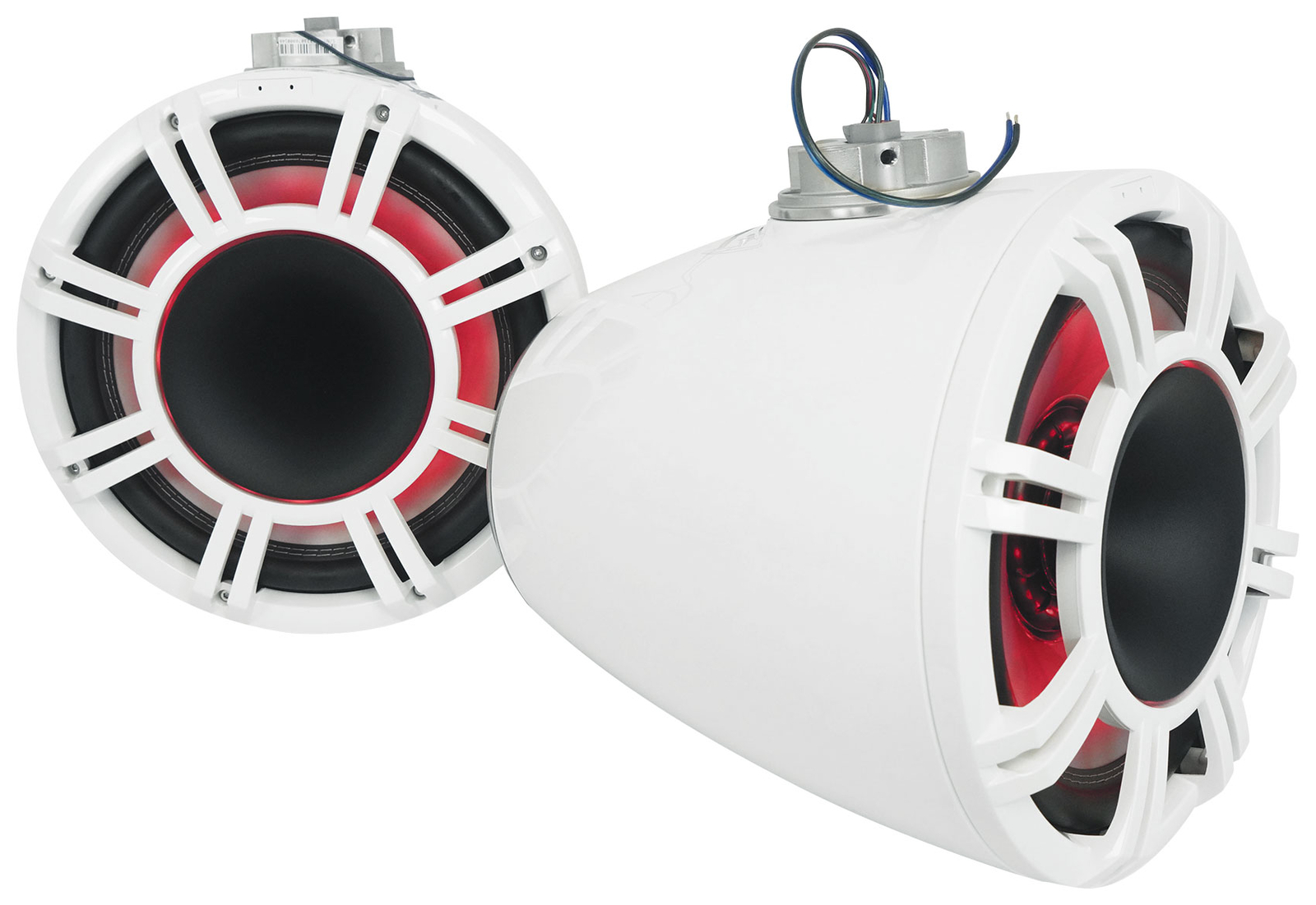 2 Колонки KICKER 47KMFC11W 11 для морской лодки с плоским креплением на башне 2-канальный усилитель