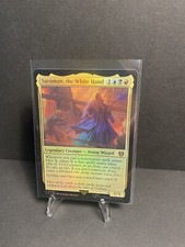 Saruman, the White Hand MYTHIC Foil  M 0008 Magic Tales of Middle Earth MTG