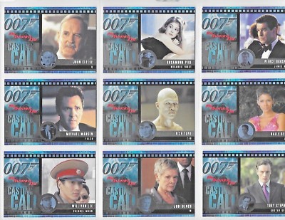JAMES BOND DIE ANOTHER DAY CASTING CALL CARDS C1 TO C12 CHOOSE BY RITTENHOUSE