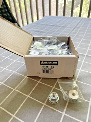 ALLSTAR PERFORMANCE ALL18548-50 Threaded Nut Insert Aluminum 50pk Wrapped