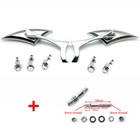 Blade Rearview Mirrors For Motorcycle Street Standard Naked Bike Cruiser Chopper
