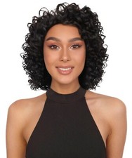 Makena Human Hair Wig Soft, Voluminous Short Curly Wig with Natural Texture