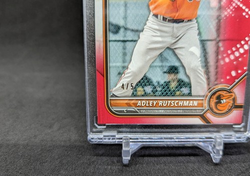 Adley Rutschman 2022 Bowman Complete 16-Card Rainbow Set w/ 1/1 & Printing Plate - Picture 8 of 14