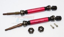 Gpm Steel Aluminum Rear CVD Drive Shaft Red Traxxas Slash 4X4 Stampede 4X4