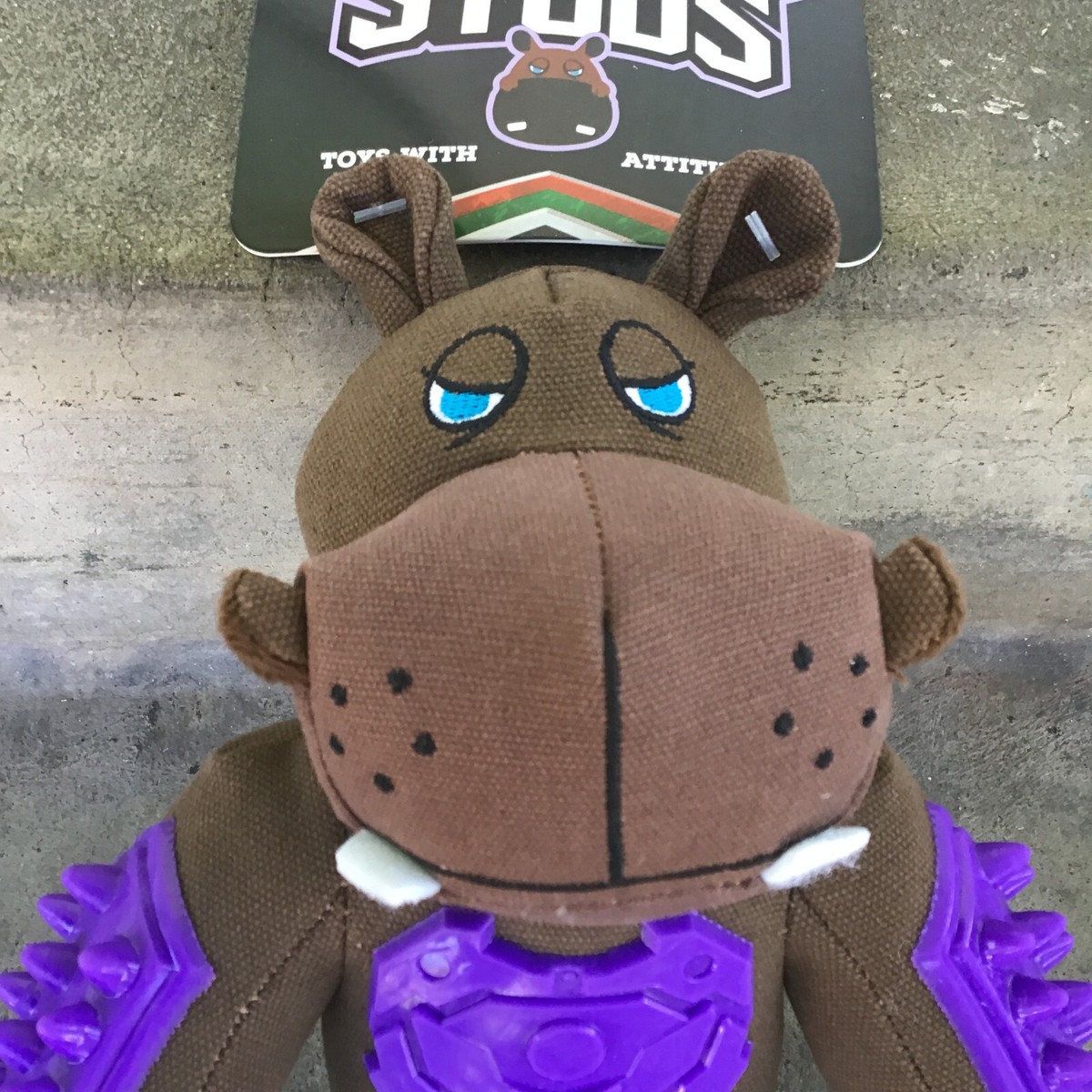 NWT Zeus Studs Toys with Attitude Plush Dog Toy 10