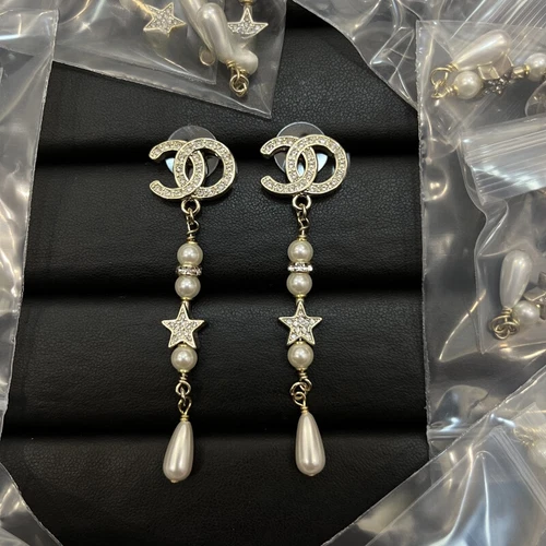 Earrings Women Fashion Circle Wedding Pearl Charms Jewelry Stud Crystal Dangle ^ - Picture 17 of 41