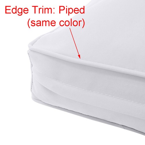 COVER ONLY-Outdoor Daybed Fitted Sheet Slipcover 6" Piped Trim Queen Size AD001 - Picture 4 of 5