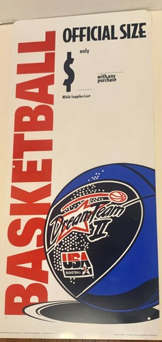 93 Olympic Dream Team 2 McDonald's Display - Basketball - Fry Sleeves W/Players - Picture 3 of 12