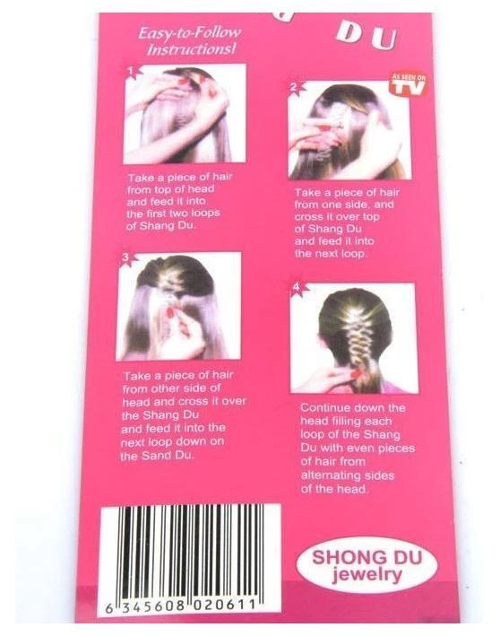 1/2/4/5/6/11 piezas clip trenzado francés para cabello palo mágico para hacer bollos hágalo usted mismo herramienta Foto 3 de 4