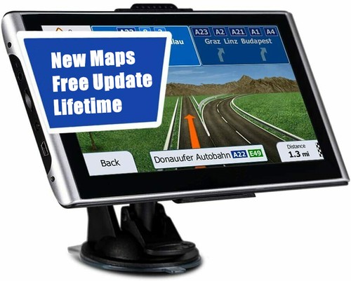 7" Inch Car & Truck GPS Navigation Navigator Sat Navi 8GB 256MB Canada Mexico US