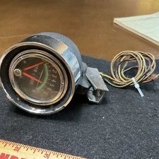 Vintage Greenline USA 8000 RPM Tachometer 2-3/4" Dia.  Automotive Parts Repair