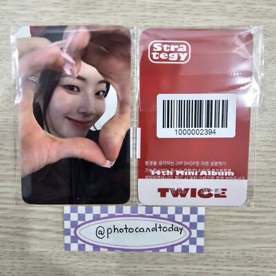 TWICE STRATEGY POP-UP STORE IN SEOUL LUCKY DRAW PHOTOCARD MERCH