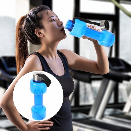 Camping Water Bottle Fitness Water Drinking Cup Gym Exercise Barbell - 第 4/12 張圖片