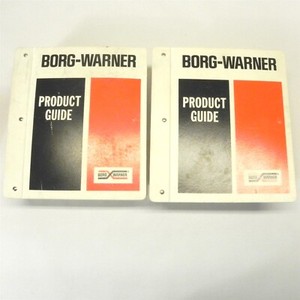BORGWARNER 1982 PRODUCT GUIDE BINDER PAIR INCLUDES FULL PRODUCTS CARB KITS SMALL