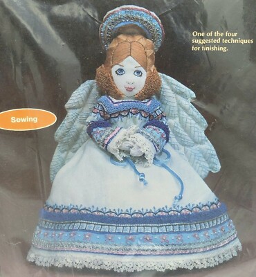 1982 Current TREE TOPPER ANGEL KIT #7115-7 Sewing & Embroidery Project 10''