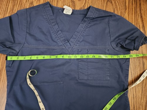 Top Dickies Scrubs solo blu manica corta collo a V taglia piccola donna o uomo! - Foto 8 di 11