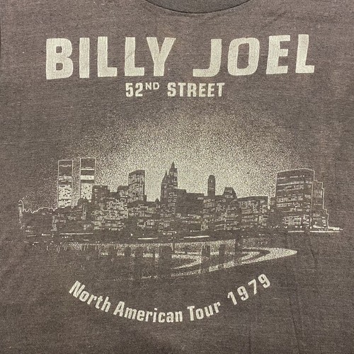 Billy Joel 52nd Street North American Tour Concert T-Shirt Large Black USA 1979 - Picture 2 of 6